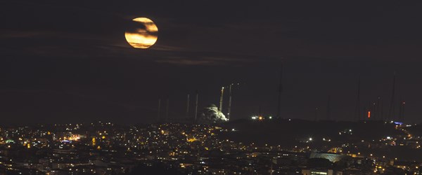 Türkiye'den Süper Ay manzaraları
