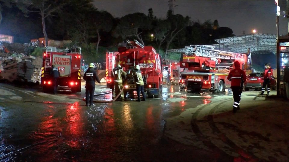 The scrap yard caught fire 2