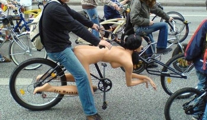 Street bike models nude