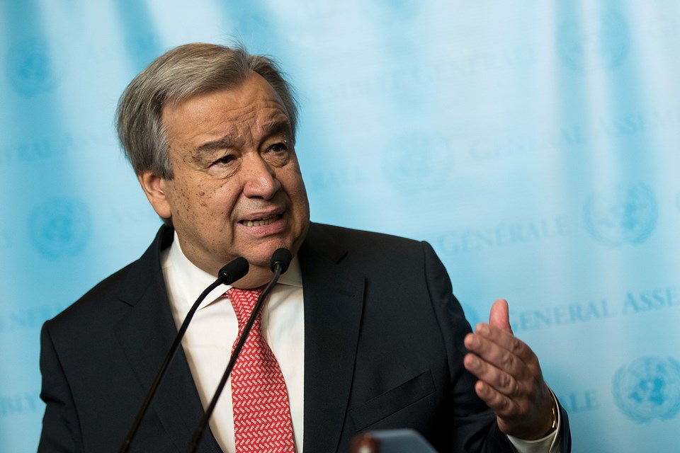 Birleşmiş Milletler Genel Sekreteri Antonio Guterres