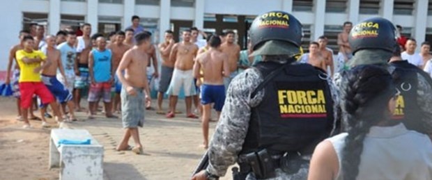 Brezilya da silahlı kuvvetler cezaevlerine giriyor