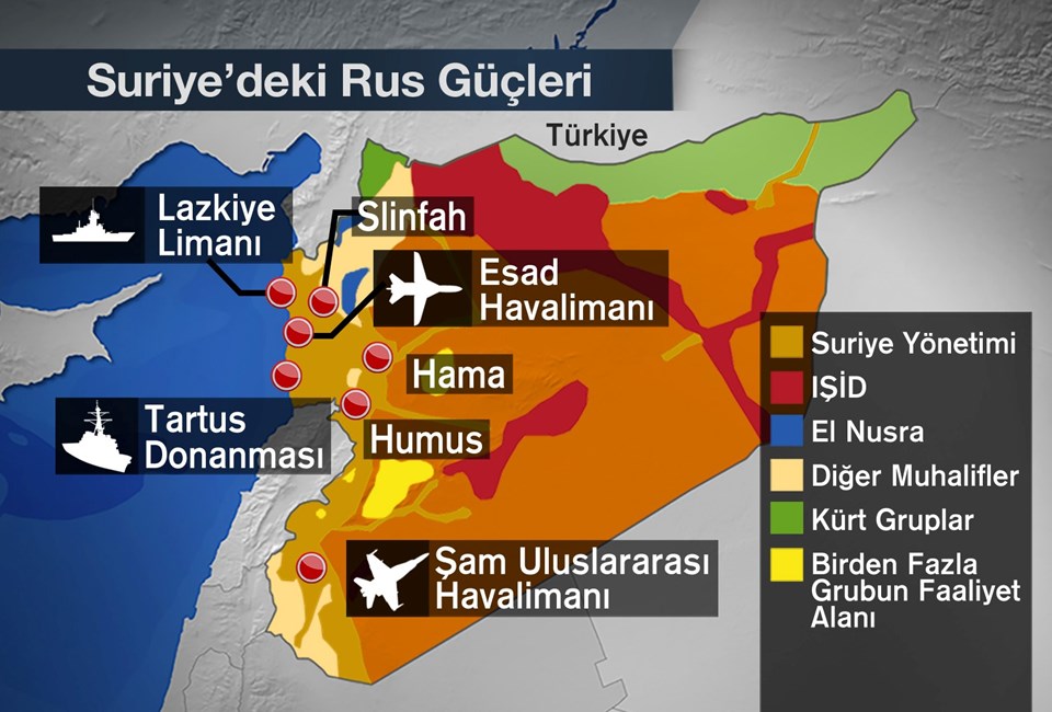Rusya'ya ait kuvvetler Suriye'de Esad'ı kurtarmak için yeni bir cephe açtı