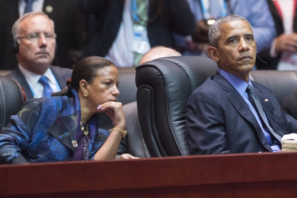 Obama ve Ulusal Güvenlik Danışmanı koltuğunu teslim ettiği Susan Rice