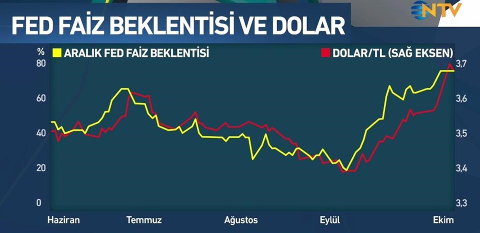 Fed'in faiz beklentisi ve dolar ilişkisi