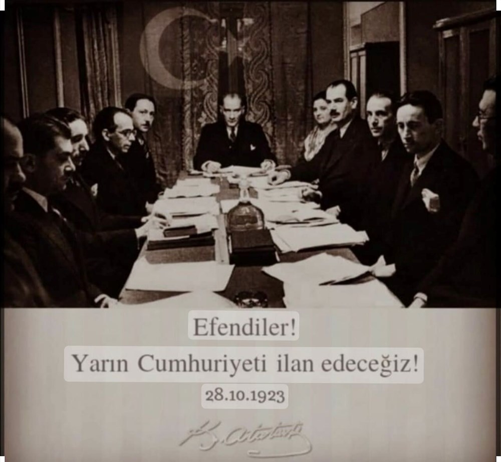 Ünlülerden 29 Ekim Cumhuriyet Bayramı ve Cumhuriyet’in 100. yılı kutlama mesajları 12 Ünlülerden 29 Ekim Cumhuriyet Bayramı ve Cumhuriyet'in 100. yılı kutlama mesajları - 11