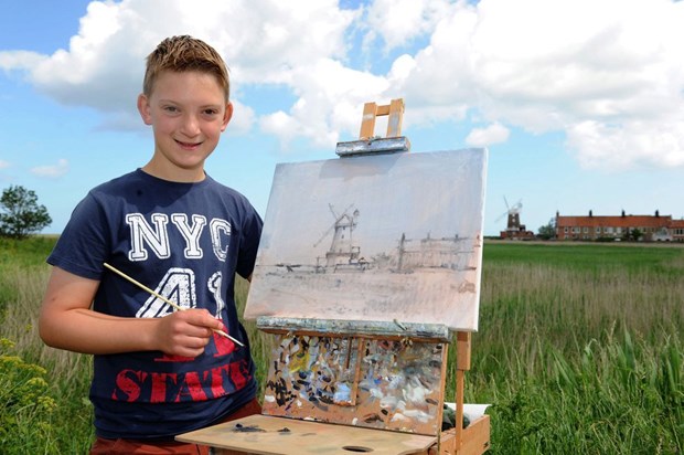 14 yaşındaki İngiliz ressam, milyoner oldu! 4