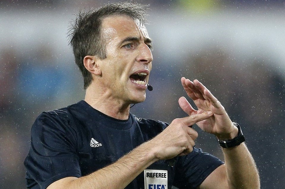 Maçın İspanyol hakemi Angel Nevado Rodriguez.