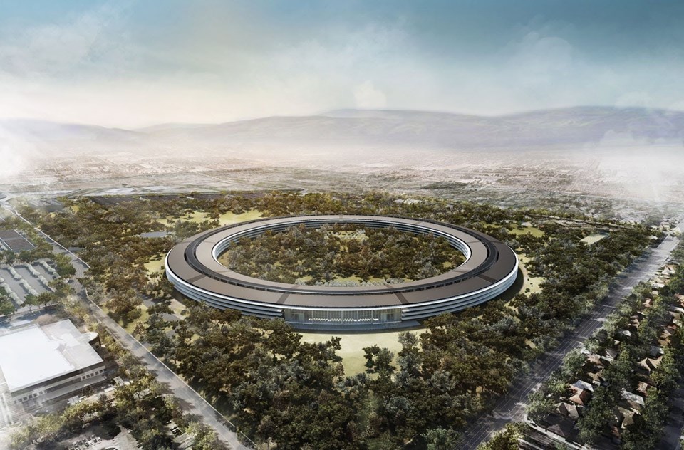 Bin kişiye ev sahipli yapan yer altı salonunda Apple’ın iPhone 8 ve iPhone X isimli modelinin tanıtılması bekleniyor