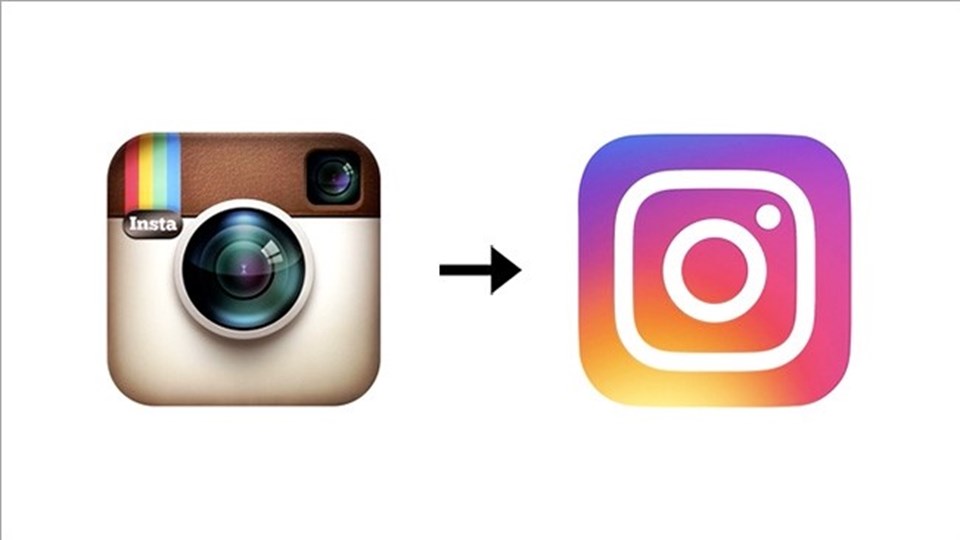 Instagram'ın ikonik logosu dün böyle değişti.