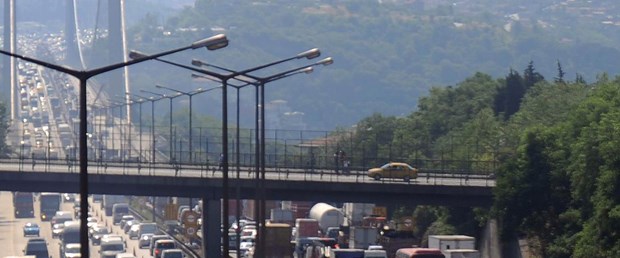 2. köprüdeki kaza trafiği felç etti