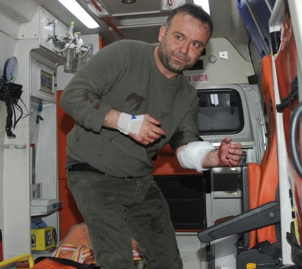 Volkan Karaca saldırı sonrası böyle görüntülendi.