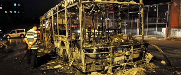 İETT otobüsüne molotoflu saldırı