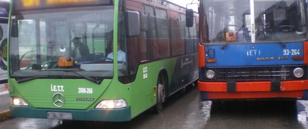 İki otobüs arasında can pazarı