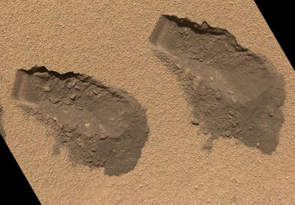Curiosity'nin Mars izleri