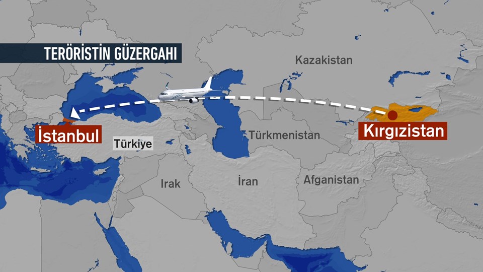 Reina Saldirganinin Katliam Guzergahi
