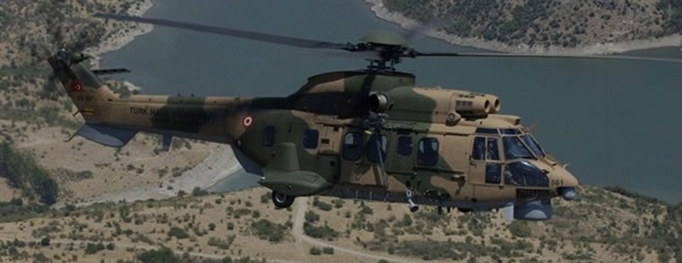 Cougar tipi askeri helikopter /Arşiv Fotoğrafı