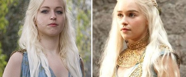 Khaleesi'ye benzemenin bedeli 2 bin 500 sterlin