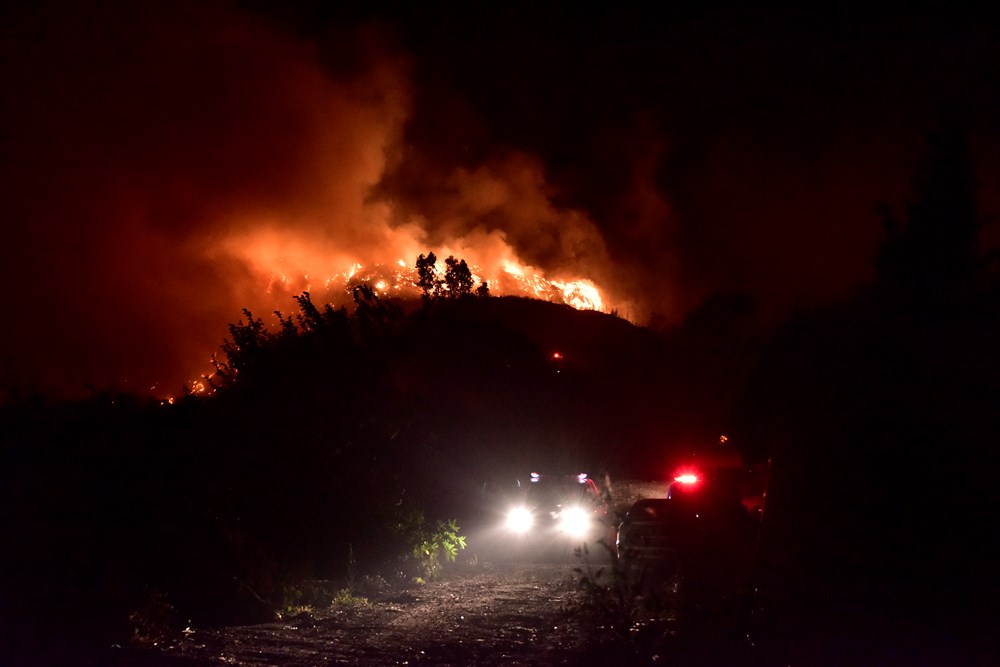 Bodrum'da korkutan yangın | NTV