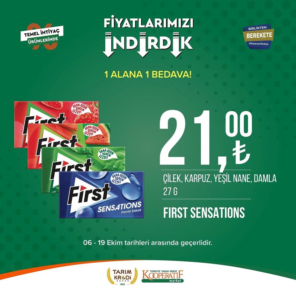 İNDİRİM BUGÜN BAŞLADI! Tarım Kredi Kooperatifi Market İndirim Kataloğu | Siirt Olay Haber Tarım Kredi Kooperatif Market ekim ayına özel yeni indirimli ürünler listesi: Yüzde 50 indirim bugün başlıyor (16 Ekim-2 Kasım 2023 Tarım Kredi Market indirimleri) - 54