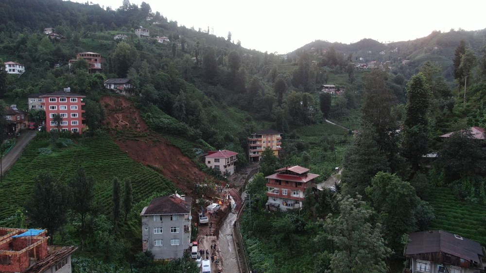 Rize'deki sel ve heyelan: 6 kişi hayatını kaybetti, 2 kişi aranıyor - 7