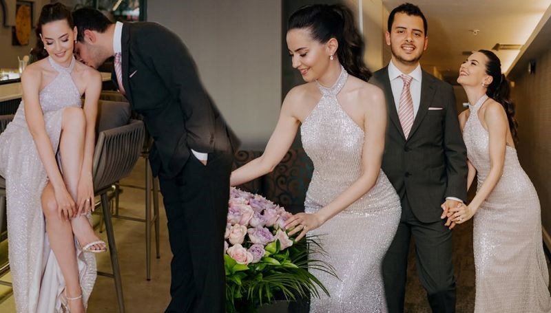 Ezgi Şenler nişan pozlarını paylaştı