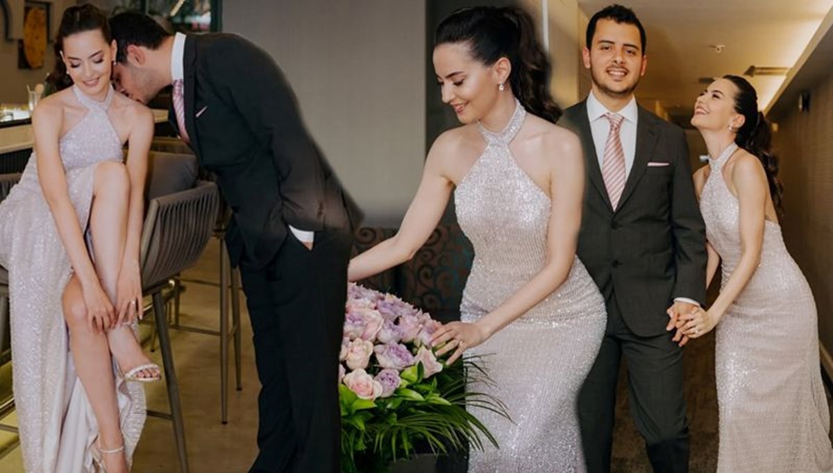 Ezgi Şenler nişan pozlarını paylaştı