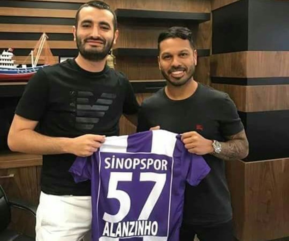 Brezilyalı futbolcu Alanzinho Sinop'ta - 1