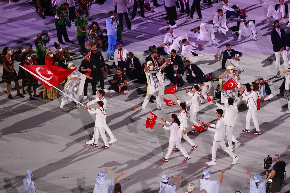 2020 Tokyo Olimpiyatları görkemli açılış töreniyle başladı - 14