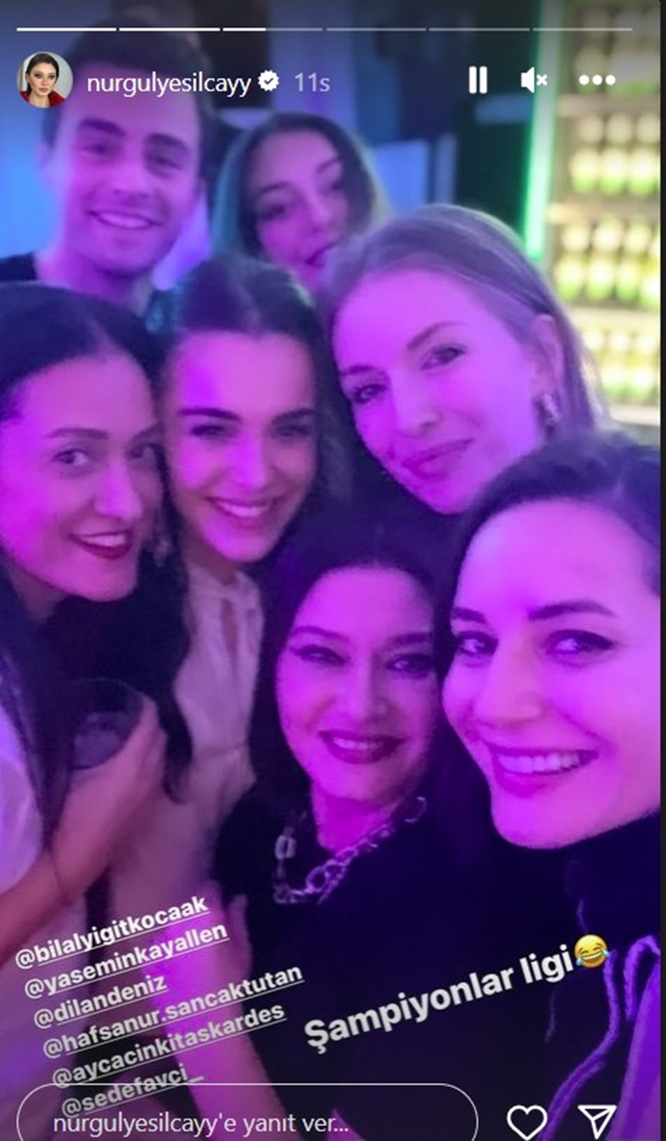Nurgül Yeşilçay'dan "Şampiyonlar Ligi" paylaşımı - 1