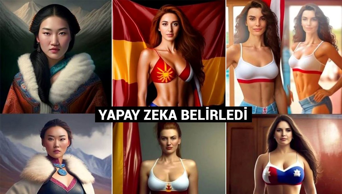 Yapay zeka ABD'den Venezuela'ya ülkelere göre en güzel kadınları belirledi: İşte Türkiye'nin güzellik kraliçeleri Yapay zeka ABD'den Venezuela'ya ülkelere göre en güzel kadınları belirledi: İşte Türkiye'nin güzellik kraliçeleri