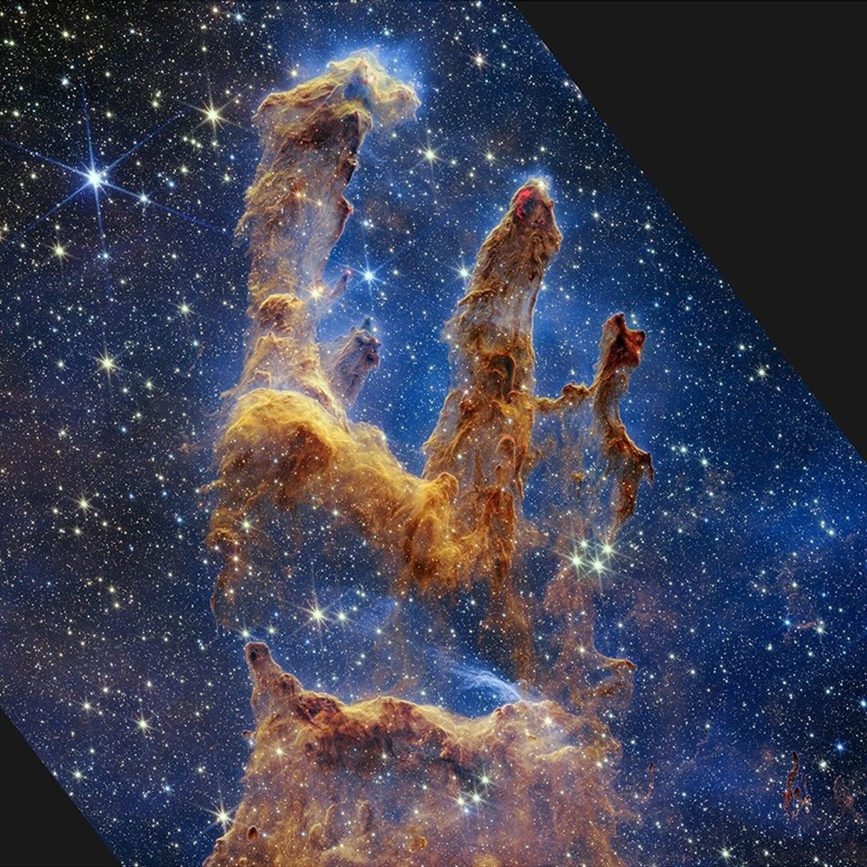NASA, Kartal Bulutsusu'ndan 'Yaratılış Sütunları'nın görüntülerini paylaştı - 2