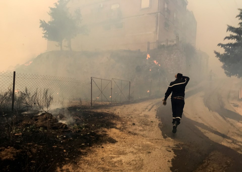 Cezayir'deki orman yangınlarında 42 kişi hayatını kaybetti - 1