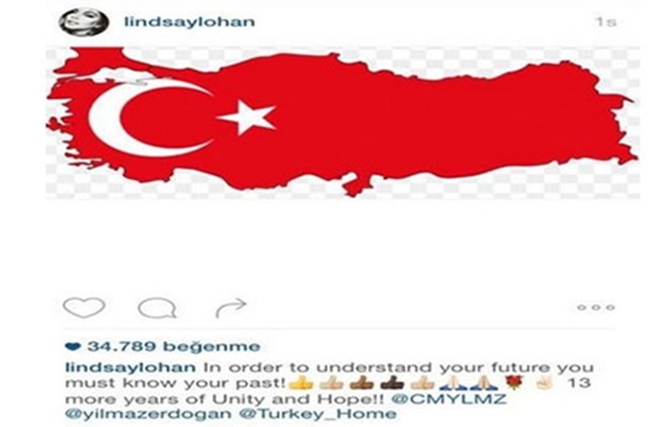 Amerikalı ünlü oyuncudan Türkiye haritalı paylaşım - 1