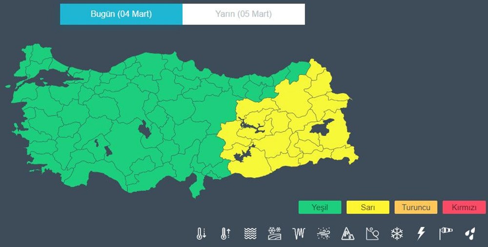 Meteorolojiden çöl taşınımı uyarısı! (Bugün ve hafta genelinde hava nasıl olacak?) - 4
