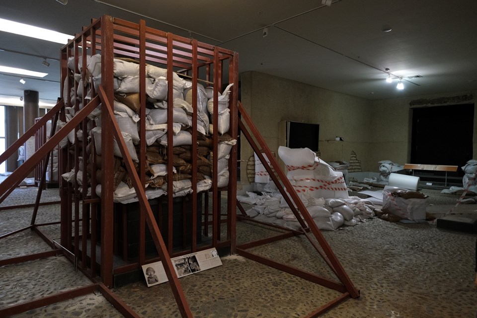 Dünyanın en büyük mozaik müzesindeki eserlere deprem kalkanı - 1