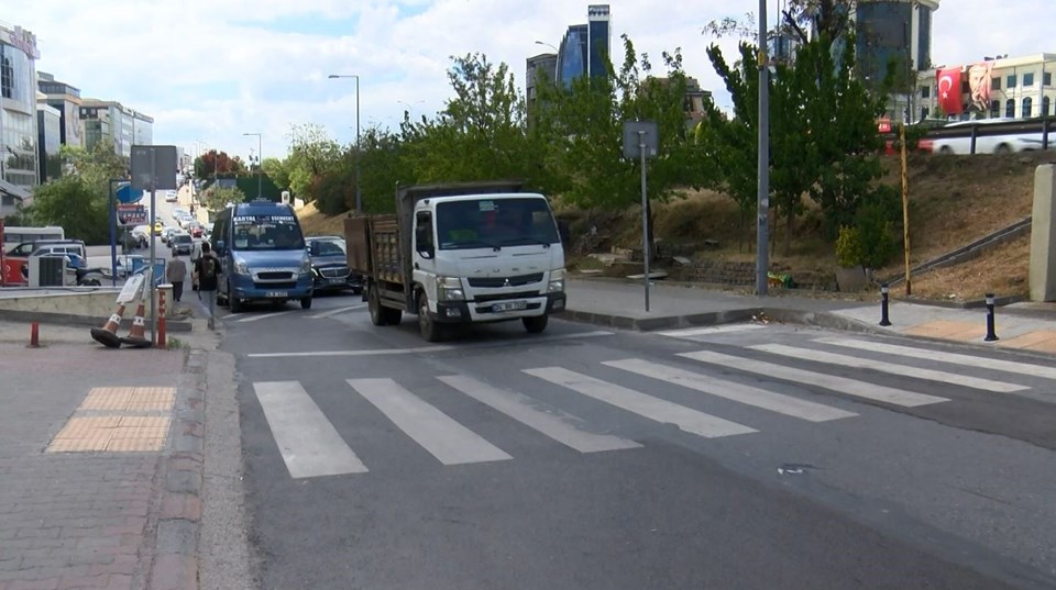 Kazanın gerçekleştiği yaya geçidi