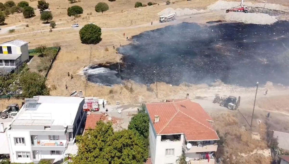 Otluk alanda çıkan yangın söndürüldü