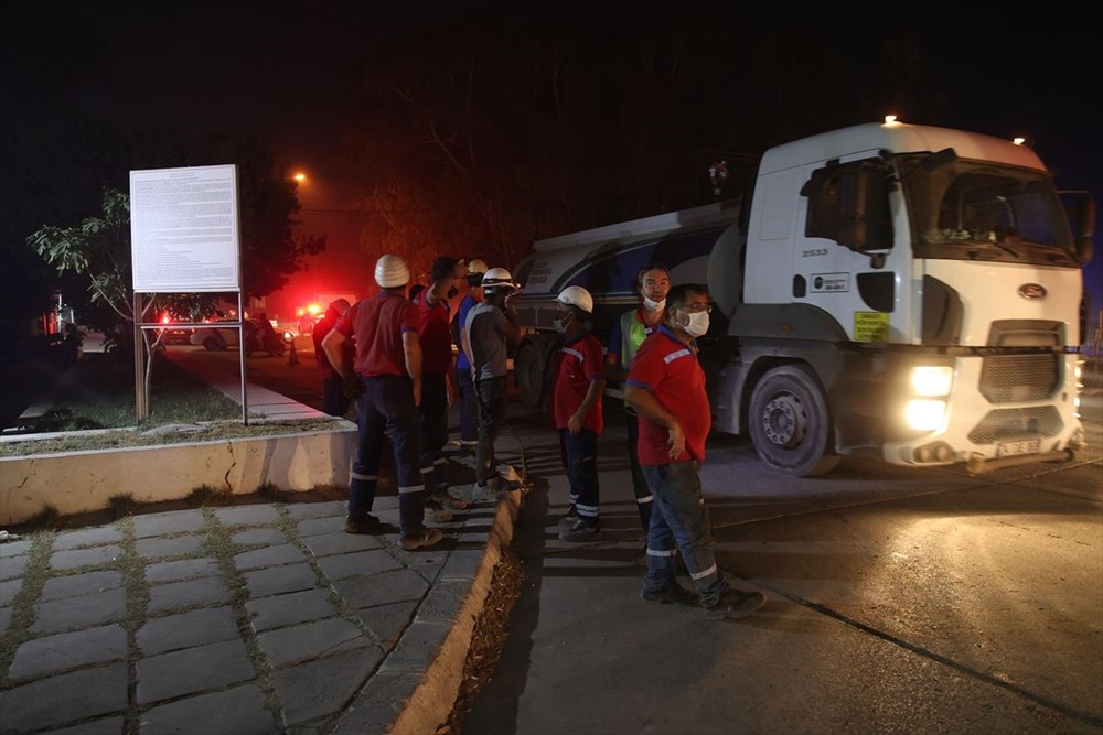 Milas'ta yangın bölgesindeki vatandaşlar tahliye ediliyor - 9