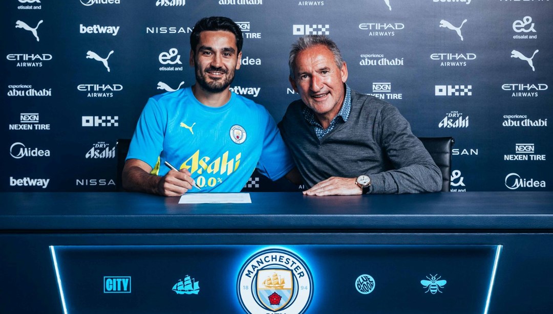 İlkay Gündoğan resmen Manchester City'de