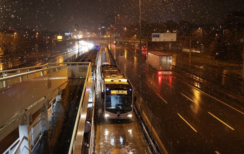 İstanbul'da kar yağışı - 10