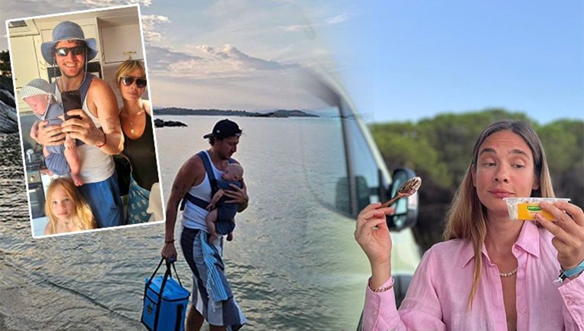 Müge Boz ile Caner Erdeniz karavan tatilinde