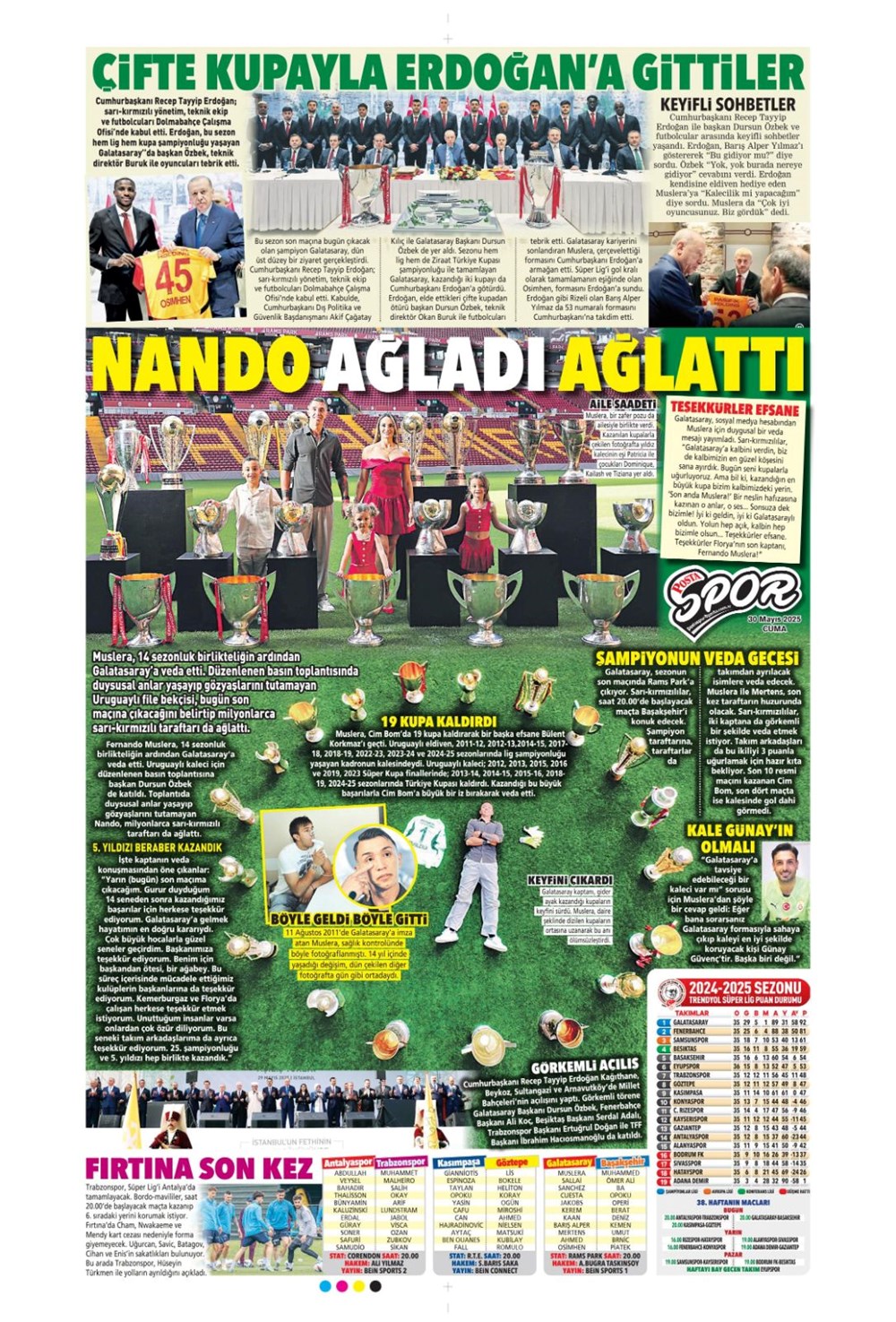 "İlkay sürprizi" (30 Mayıs 2025 spor manşetleri) - 13