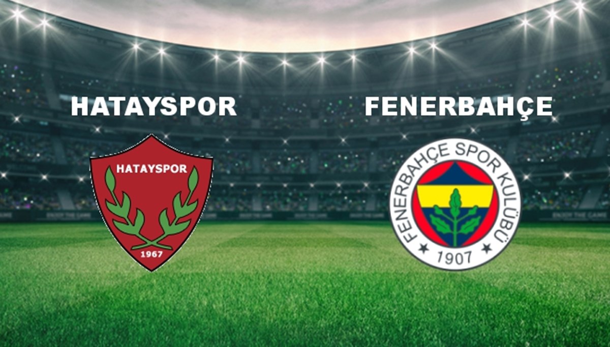 Fenerbahçe, Hatayspor karşısında (Canlı anlatım)