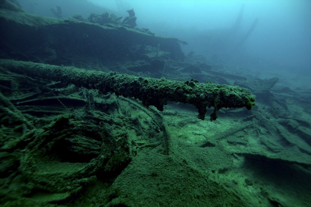 1. Dünya Savaşı'nın bitişinin 103. yılında Çanakkale'deki batık görüntülendi - 21