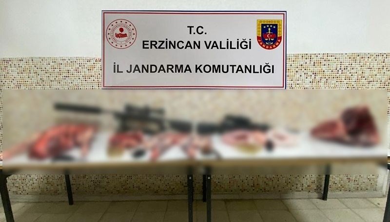 Susturucu silahla dağ keçisi avladılar: 4 kişiye 692 bin TL ceza