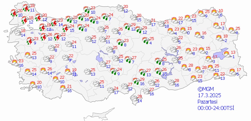 İstanbul'da Hava Durumu: Mart Kapıdan Baktıracak, Yazdan Kışa Ani Geçiş! 79