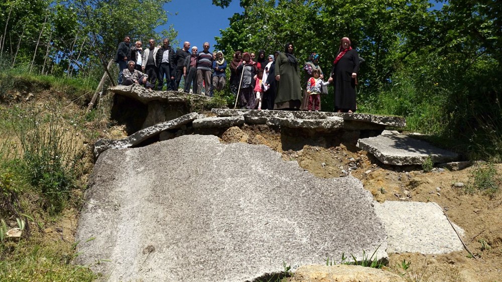 Heyelan sonrası alternatif yolda "vahşi hayvan" korkusu - 2