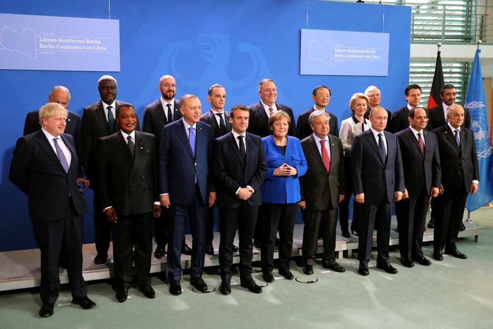 Berlin'de düzenlenen Libya konferansından kareler - 1