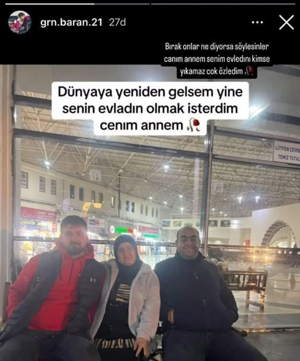 Narin Güran cinayetinde abi Baran Güran'dan dikkat çeken paylaşımlar! "Bırak ne derlerse desinler..." Paylaştıktan 45 dakika sonra sildi - 4