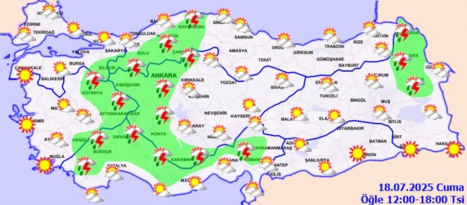 Marmara serinliyor, 14 ile yağış uyarısı - 1